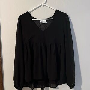 Urban Outfitters Peek-a-boo Sleeve Blouse